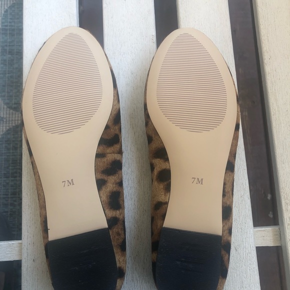 Talbots leopard leather calf hair Ryan Piped loafers size US 7 Must have - Picture 3 of 3